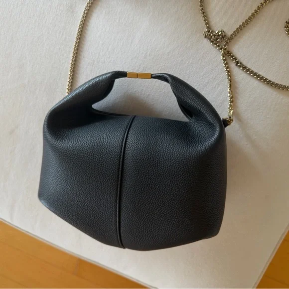 🖤 Polène Béri Bag in Black Polene Bag with gold chain with box - Picture 3 of 12